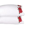 Premium White Pillowcases 2 Pack Soft Queen Size 100% Cotton
