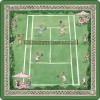 Hand-Painted Modern Non-Slip Noise Reduction Polyester Mahjong Mat with Custom