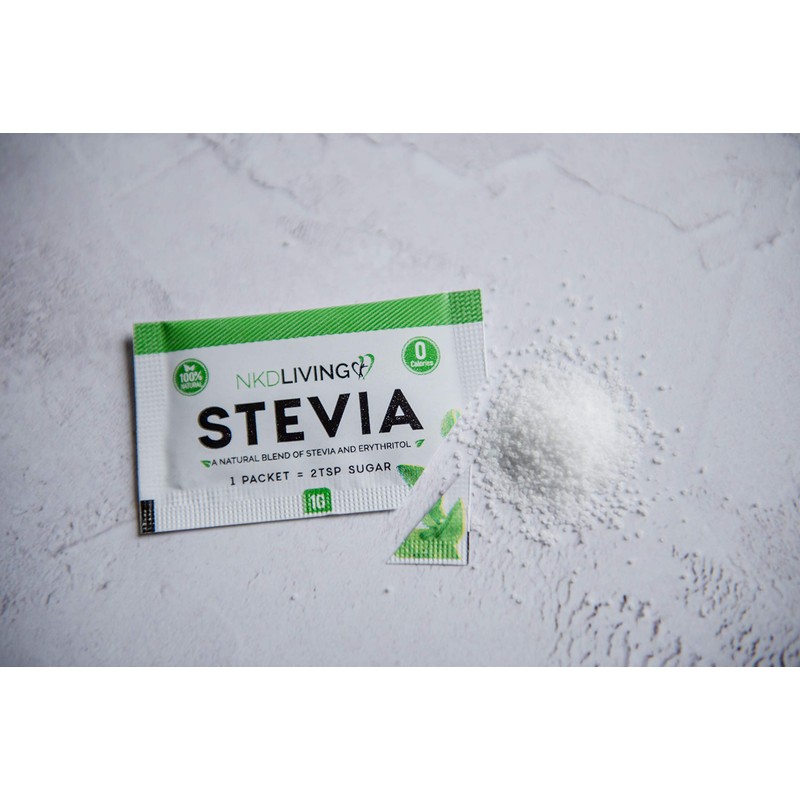 Stevia & Erythritol Sachets (50 sachets) by NKD Living