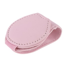 TUCKBOLD Auto Sonnenbrillen Clip Mit Magnet Universal Sonnenblende Sonnenbrillenhalter Für Auto PU Leder Pink 7.3x6cm 1 Stück