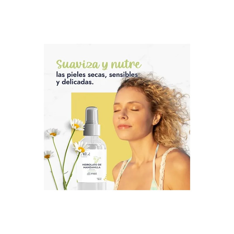Hidrolato De Manzanilla Calmante, Descongestivo 120 Ml Todo Tipo De