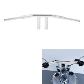 TCMT 8" Rise T Bars Handlebar 1.5" Fat Fit For Harley Softail Fat Bob Fat Boy Heritage Classic Low Rider Street Bob Sport Glide Breakout Deluxe 2018-2023
