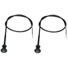 HASMX 60-039 Choke Cable Replacement for MTD Cub Cadet Troy Bilt Riding Mower, Replaces Part Numbers 746-1085A, 746-1085, 946-1085, 946-1085A, Fits Mowers 1170, 1180, 1212, 1800, LT1042 (2-Pack)