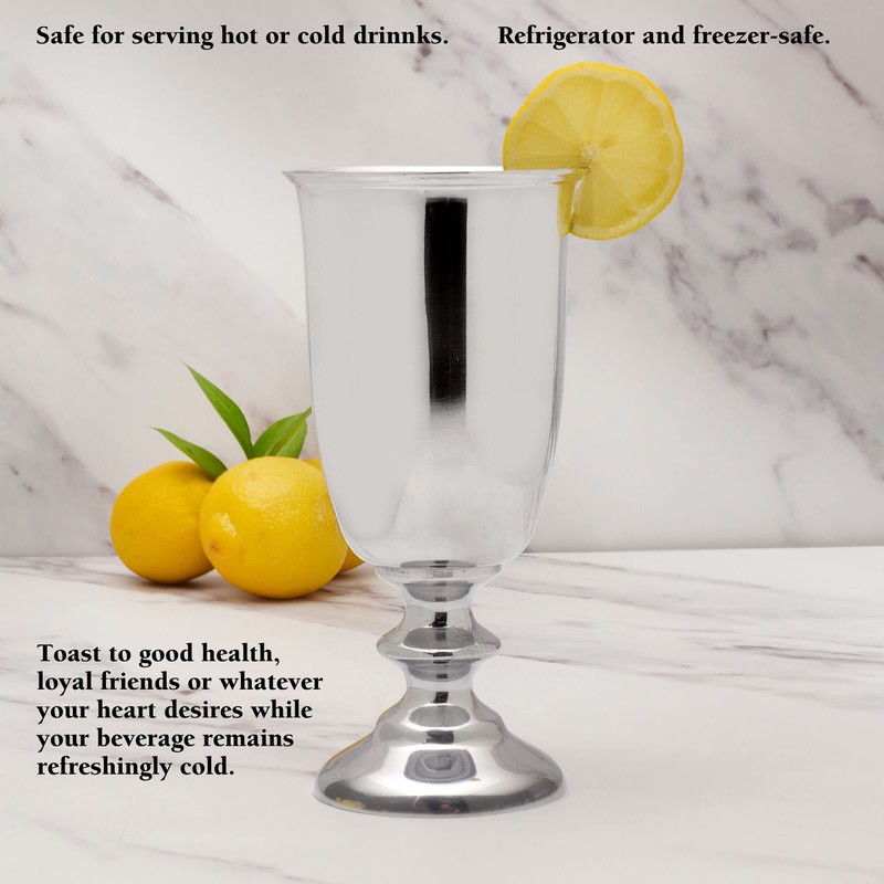 Wilton Armetale Wine Goblet , silver -, 1 Count (Pack