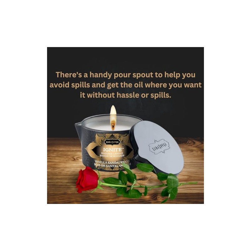 KAMA SUTRA VELA PARA MASAJE TAHITIAN SANDALWOOD