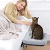 BALAPET Firm Bedside Cat Bed, Cat Bed with Soft Guardrail