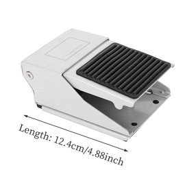 Tyenaza Pneumatic Foot Pedal Valve, Pneumatic Foot Press Control Air Pneumatic Pedal Valve 3 Way 2 Position G1/4 Thread Pneumatic Pedal Valve Switch