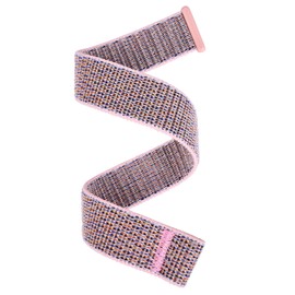 Watchband Compatible with Garmin vivosmart HR ONLY Replacement Bands - Woven Nylon Strap with Hook and Loop - Regular (12#)