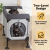 Veehoo Dog Bunk Bed, Dog Beds Attachment to Human Bed,