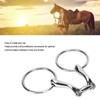 O Ring Horse Bits Flexible Linking Polished Stainless Steel Horse