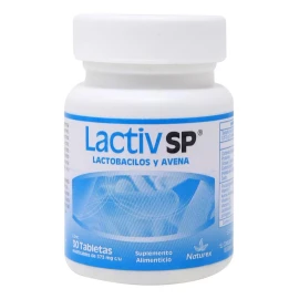 Naturex Lactiv Sp ( Lactobacilos Y Avena) C/30 Tabletas Naturex Sabor Avena