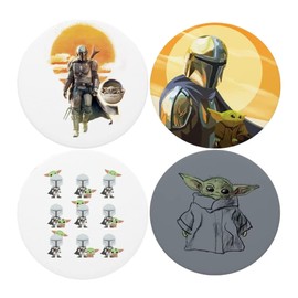 Expanding Phone Mount Grip Holder for Cellphone,Collapsible Stand（3 Pack）-Marble Geometry Classic in a Variety of Color