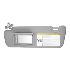 Partuto Sun Visor Assembly No.743200E074A0 - Car Left Driver Side Sun Visor - for Toyota Highlander 2014-2019 Plastic Gray - 1 Pc