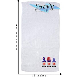 Memorial Day 4th of July Summer Home Decor Decorative Kitchen and Bath Hand Towels | American Flag | Spring Fall Accents | Red White and Blue Towel Home Holiday USA Decorations