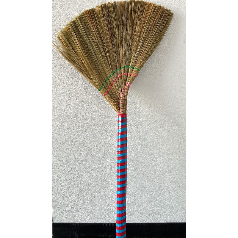 Gentle Cleaning Traditional Vietnamese Straw Brooms - 2 Packs