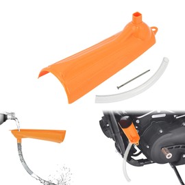 Oil Filter Funnel Primary Case Oil Fill Funnel Compatible with Harley Sportster XL883 Breakout FXSB Touring Softail Dyna Orange