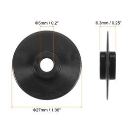 sourcing map Replacement Cutter Wheels 27mm OD x 5mm ID x 6.3mm T Spare Wheel Blade for Tubing Cutters