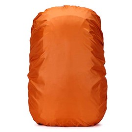 OVER-ALL Waterproof Backpack Cover, Rain Cover, More Than Twice as Waterproof, Drop Prevention, Storage Bag Included, 8 Colors and 5 Sizes (3.3 - 19.8 gal (15 - 90 L)) - orange