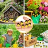 Barydat 150 Pcs Mini Resin Cowboy Ducks with Sunglasses Tiny