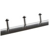 Zeller 13886 Stainless Steel Key Hook Rack with 6 Hooks,‎Aluminium,Pink,34