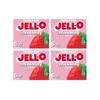 Jell-O Strawberry Flavor Gelatin Dessert, 6.0 oz (4-Packs)