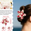 Flomiara 3 x Blumen-Haarspangen für Damen, hawaiianische Haarklammern, Sommer-Reise-Haar-Accessoires, seitlicher