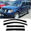 Extra Durable Dark Smoke Rain Guards fit 2005-2012 Nissan Pathfinder