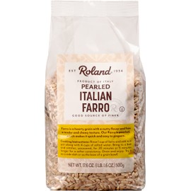 Roland Foods Pearled Italian Farro, 17.6 Ounce Bag, Pack of 3