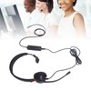 Telephone Headset Noise Canceling Single Ear Comfortable USB C to