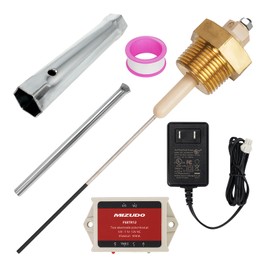 Anode Rod for Hot Water Heater, MIZUDO 4-80 Gal Titanium Powered Anode Rod, Long Time Protection Without Sulfur Smell/Limescale, Rapid Action Within 24hrs, Ideal for Residential and RV Use