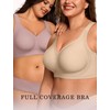 OEAK Womens Wireless Jelly Bra Plus Size Supportive Seamless Bras
