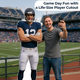 Custom Life Size Cardboard Cutout – 1-6 ft Fun Standee for Summer Party, Birthday, Graduation, or Wedding Event