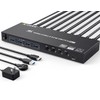 USB 3.0 KVM Switch HDMI 4 Port Support 4K@60Hz 2K@120Hz