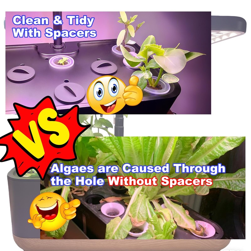 Plant Spacer Caps Compatible with Aerogarden Harvest, Bounty, Farm, Extra,