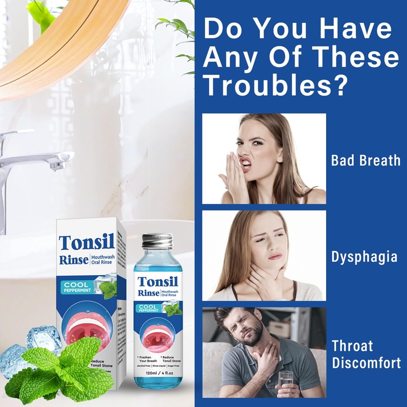 Tonsil Stone Remover, Tonsil Stone Care Mouthwash to Help Freshen
