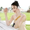 AOKSUNOVA Key Ring Band Macrame Lanyard Short Key Pendant Girls