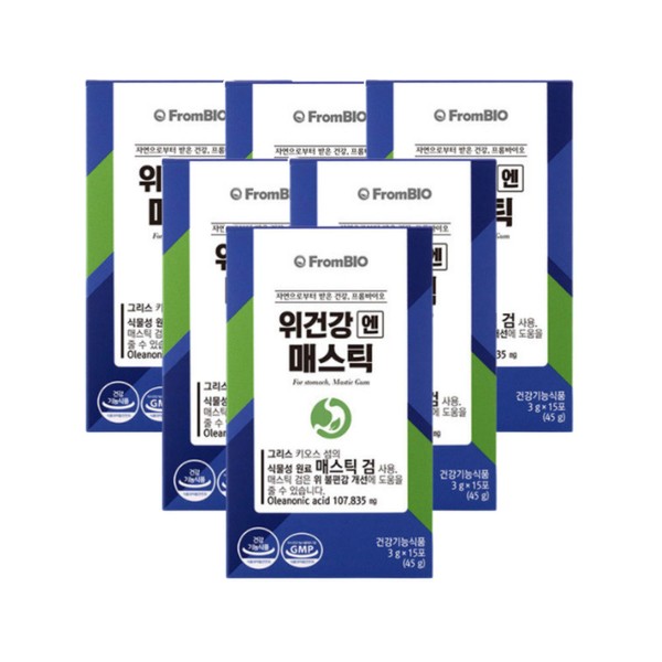 FromBio Stomach Health N Mastic 3g 15 packs x 6