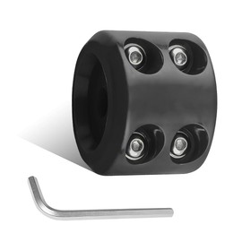 ZNDAW Winch Stopper for Cable, Rubber Winch Cable Stopper with Allem Wrench for Synthetic Rope and Wire, Wearproof Stopper Winch Saver Protect Towing Hook Univeral for ATV UTV (Black)