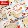 12-Pack Pre-Packaged Dinosaur Party Favors for Kids, Wooden Dinosaur Cutouts