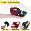 HighFree 9PCS Non Woven Abrasive Buffing Polishing Wheel Drill Attachment