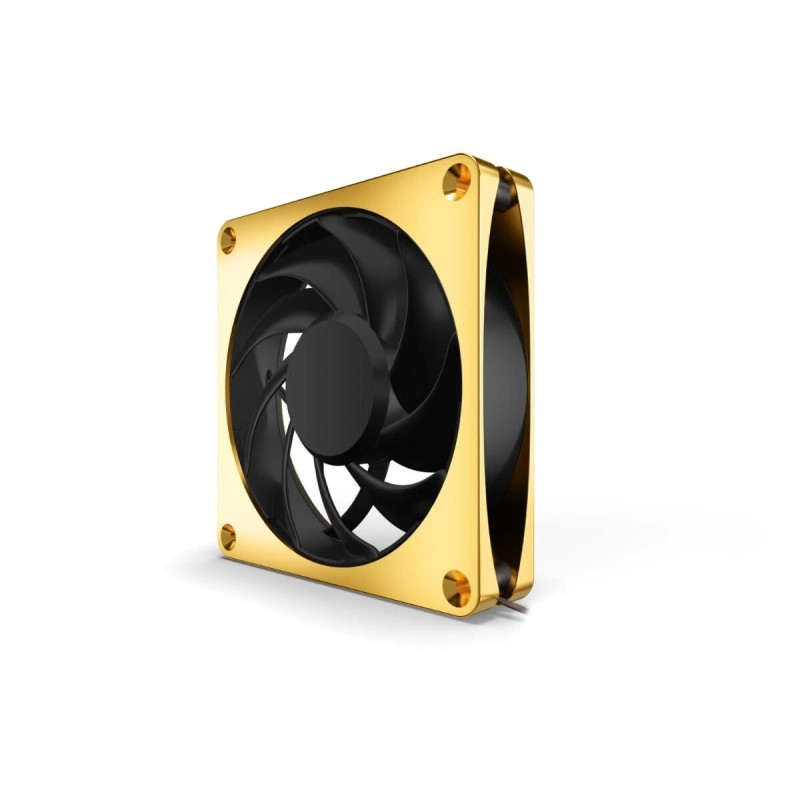 Alphacool Apex Stealth Metal Power Fan, 3000 RPM, Gold, 2-pack