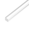 sourcing map 1pcs Acrylic Square Rods 11/16" x 12" Clear