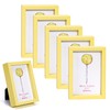 Winlor Mini Magnetic Picture Frame 2x3'' Yellow 6pcs/set, PF11Y