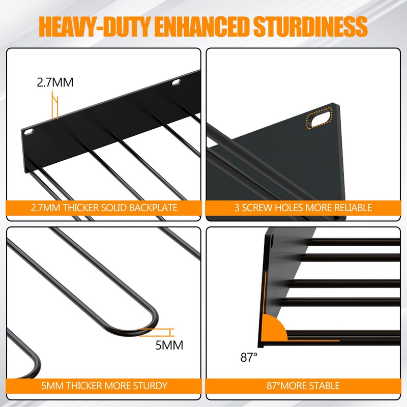 2 Pack Boot Rack, Sturdy Metal Wire Hanging Boot Organizer,