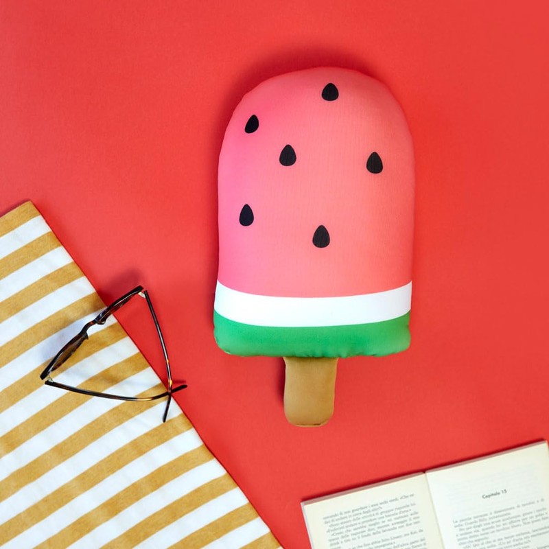 balvi Watermelon Popsicle Beach Cushion Ergonomic with Zip Polyester