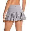ThreeH Women's Pleated Tennis Skirt High Waist Golf Skirts Quick