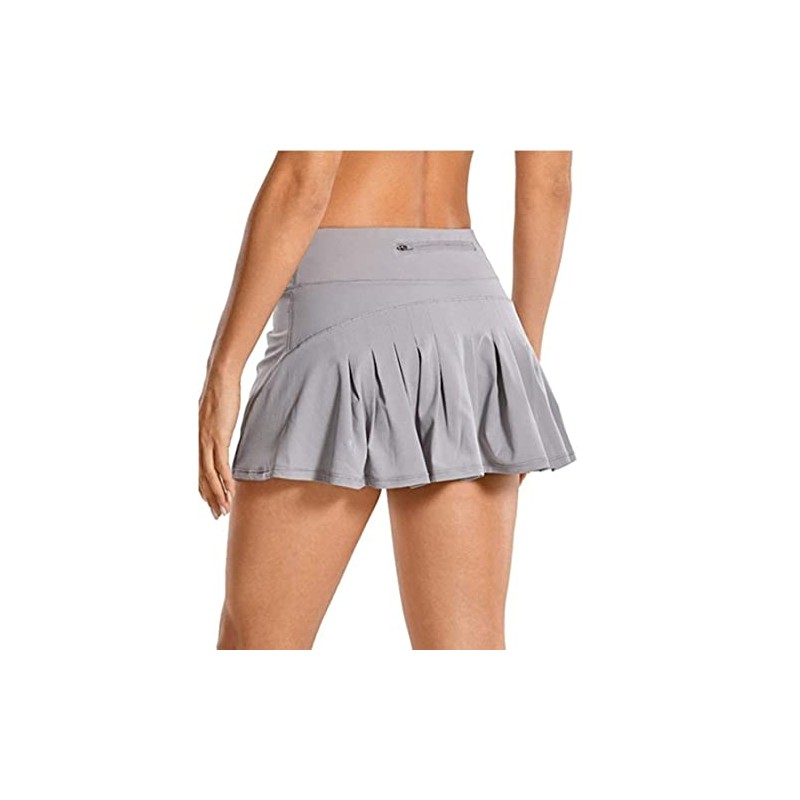 ThreeH Women's Pleated Tennis Skirt High Waist Golf Skirts Quick