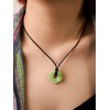 OJERRY Kawaii Cool Green Lime Flower Cord Necklace Cute Coolest