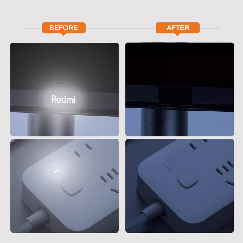 4pcs Dimming Stickers，LED Light Blackout Sticker Light Dimming Stickers, Suitable