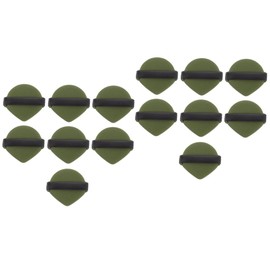 IWOWHERO 14pcs Dual-use Loose Powder Sponges Non Water-activated Makeup Applicators for Foundation Blusher and Concealer Versatile Makeup Tools Matcha